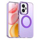 For Honor 400 Global 156.5mm Candy Magsafe PC Hybrid TPU Phone Case(Purple) - 1