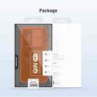 For Samsung Galaxy S24 FE 5G NILLKIN QIN Series Pro Sliding Camera Cover Design Leather Phone Case(Brown) - 3