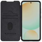 For Samsung Galaxy S24 FE 5G NILLKIN QIN Series Pro Sliding Camera Cover Design Leather Phone Case(Black) - 4