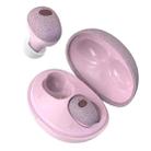 Calante T2S 5D Sound Effect Bluetooth 5.0 Wireless Bluetooth Earphone with Magnetic Charging Box, Support Call & Siri(Cherry Blossom Pink) - 1