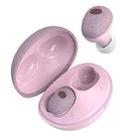 Calante T2S 5D Sound Effect Bluetooth 5.0 Wireless Bluetooth Earphone with Magnetic Charging Box, Support Call & Siri(Cherry Blossom Pink) - 2