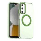 For Samsung Galaxy M14 4G Candy Magsafe PC Hybrid TPU Phone Case(Green) - 1