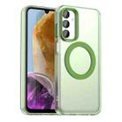 For Samsung Galaxy M14 5G Candy Magsafe PC Hybrid TPU Phone Case(Green) - 1