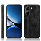 For Xiaomi Poco X7 Pro Cow Pattern Sewing Back Cover Phone Case(Black) - 1
