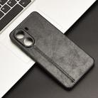 For Xiaomi Poco X7 Pro Cow Pattern Sewing Back Cover Phone Case(Black) - 2