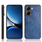 For Xiaomi Poco X7 Pro Cow Pattern Sewing Back Cover Phone Case(Blue) - 1