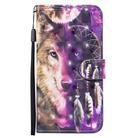 For iPhone 12 mini 3D Painted Pattern Horizontal Flip Leather Case with Holder & Wallet & Card slot & Lanyard(Wind Chime Wolf) - 2