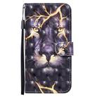 For iPhone 12 / 12 Pro 3D Painted Pattern Horizontal Flip Leather Case with Holder & Wallet & Card slot & Lanyard(Thunder Lion) - 2