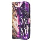 For iPhone 12 Pro Max 3D Painted Pattern Horizontal Flip Leather Case with Holder & Wallet & Card slot & Lanyard(Wind Chime Wolf) - 3