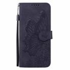For Samsung Galaxy S25 FE 5G Retro Skin Feel Butterflies Embossing Horizontal Flip Leather Phone Case(Black) - 2