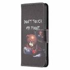 For Samsung Galaxy S25 5G Colored Drawing Pattern Leather Phone Case(Bear) - 3