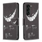 For Samsung Galaxy S25+ 5G Colored Drawing Pattern Leather Phone Case(Smirk) - 1