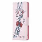 For Samsung Galaxy S25 Ultra 5G Colored Drawing Pattern Leather Phone Case(Giraffe) - 3