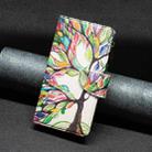 For Samsung Galaxy S25 5G Colored Drawing Pattern Zipper Leather Phone Case(Big Tree) - 2