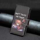 For Samsung Galaxy S25+ 5G Colored Drawing Pattern Zipper Leather Phone Case(Bear) - 2