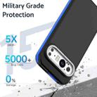 For Google Pixel 9 Pro XL Dual-Color Skin Feel Shockproof Phone Case(Blue) - 3