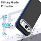 For Google Pixel 9 / 9 Pro Dual-Color Skin Feel Shockproof Phone Case(Blue) - 3