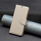 For Samsung Galaxy S25+ 5G Litchi Texture Pure Color Flip Leather Phone Case(Grey) - 2