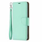 For Samsung Galaxy S25+ 5G Litchi Texture Pure Color Flip Leather Phone Case(Green) - 3