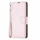 For Samsung Galaxy S25+ 5G Litchi Texture Pure Color Flip Leather Phone Case(Rose Gold) - 3