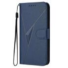 For Sharp Aquos Sense3 Triangle Pattern Buckle Clasp Leather Phone Case(Royal Blue) - 2