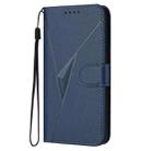 For Sharp Aquos R9 Pro Triangle Pattern Buckle Clasp Leather Phone Case(Royal Blue) - 2