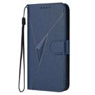For Sharp Aquos Sense9 Triangle Pattern Buckle Clasp Leather Phone Case(Royal Blue) - 2