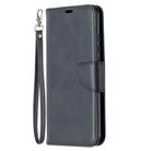 For Xiaomi Redmi 9C Retro Lambskin Texture Pure Color Horizontal Flip PU Leather Case with Holder & Card Slots & Wallet & Lanyard(Black) - 2