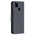 For Xiaomi Redmi 9C Retro Lambskin Texture Pure Color Horizontal Flip PU Leather Case with Holder & Card Slots & Wallet & Lanyard(Black) - 3