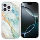 For iPhone 16 Pro Colorful Painting Pattern TPU Phone Case(Marble) - 1