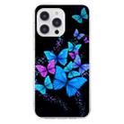 For iPhone 16 Pro Colorful Painting Pattern TPU Phone Case(Color Butterflies) - 2