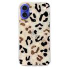 For iPhone 16 Colorful Painting Pattern TPU Phone Case(Leopard) - 2