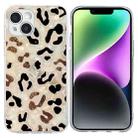 For iPhone 14 Plus Colorful Painting Pattern TPU Phone Case(Leopard) - 1