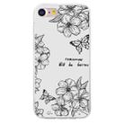 For iPhone SE 2022 / 2020 / 8 / 7 Colorful Painting Pattern TPU Phone Case(Butterfly Flower) - 2