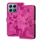 For Xiaomi 14T Butterfly Cat Embossing Flip Leather Phone Case(Pink) - 1