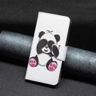 For Samsung Galaxy S25+ 5G Colored Drawing Pattern Leather Phone Case(Panda) - 2