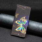 For Samsung Galaxy S25+ 5G Colored Drawing Pattern Leather Phone Case(Big Butterfly) - 2