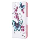 For Samsung Galaxy S25+ 5G Colored Drawing Pattern Leather Phone Case(Flowers Butterfly) - 3