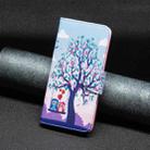 For Samsung Galaxy S25 5G Colored Drawing Pattern Leather Phone Case(Owl) - 2