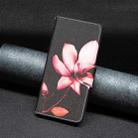 For Samsung Galaxy S25 5G Colored Drawing Pattern Leather Phone Case(Lotus) - 2