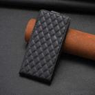 For Samsung Galaxy S25 5G Diamond Lattice Vertical Flip Leather Phone Case(Black) - 2