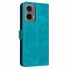 For Motorola Moto G35 Solid Calf Texture Flip Leather Phone Case(Green) - 3