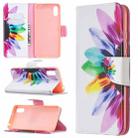 For Xiaomi Redmi 9A Colored Drawing Pattern Horizontal Flip Leather Case with Holder & Card Slots & Wallet(Sun Flower) - 1