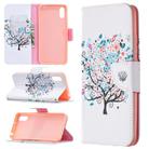 For Xiaomi Redmi 9A Colored Drawing Pattern Horizontal Flip Leather Case with Holder & Card Slots & Wallet(Little Tree) - 1