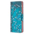 For OPPO Reno4 5G Colored Drawing Pattern Horizontal Flip Leather Case with Holder & Card Slots & Wallet(Plum Blossom) - 2