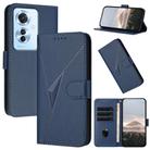 For OPPO Reno11 F / F25 Pro Triangle Pattern Buckle Clasp Leather Phone Case(Royal Blue) - 1