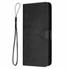 For Samsung Galaxy S25 / S24 5G Solid Calf Texture Flip Leather Phone Case(Black) - 3