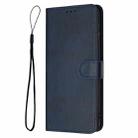 For Samsung Galaxy S25 / S24 5G Solid Calf Texture Flip Leather Phone Case(Dark Blue) - 3