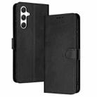 For Samsung Galaxy S25+ / S24+ 5G Solid Calf Texture Flip Leather Phone Case(Black) - 2