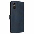 For Sony Xperia 5 VI Solid Calf Texture Flip Leather Phone Case(Dark Blue) - 3